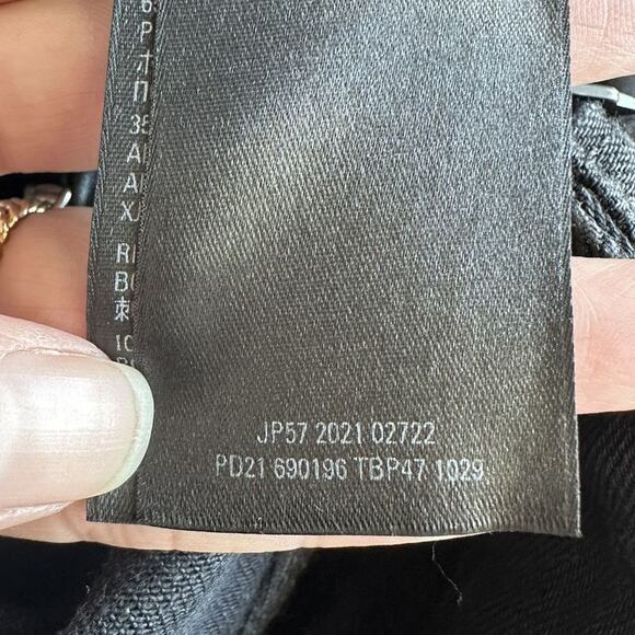 Balenciaga Hybrid Cargo Jeans Black SS22 Japanese Denim size S - Picture 12 of 13